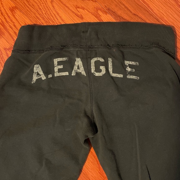 American Eagle Straight Leg Sweatpants Size XS Green Y2K - Picture 4 of 4